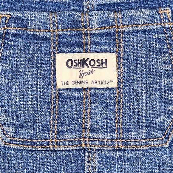 Oshkosh Bib Overall Dress Baby Girl Navy Blue Sparkly Tutu Dress 24Months - Picture 3 of 7